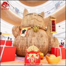 稻草人定制造型草雕制作廠家稻草藝術(shù)節(jié)農(nóng)耕文化園商場美陳定制公司