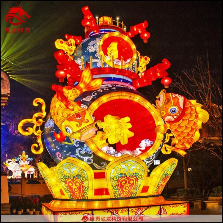 傳統(tǒng)小型花燈裝飾商業(yè)商場景區(qū)氛圍彩燈裝扮民宿古文化街美陳燈光裝置公司