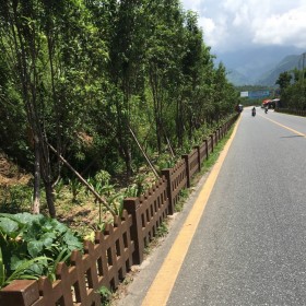 仿木柵欄、護岸樁