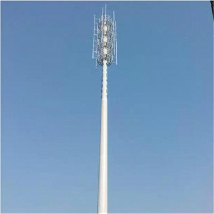 東臣移動(dòng)5G單管塔 高壓輸電線桿 單管快裝塔 監(jiān)控塔安裝