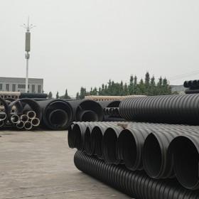 綿陽(yáng)德陽(yáng)南充擴(kuò)口鋼帶管鋼帶聚乙烯螺旋增強(qiáng)波紋管PE鋼帶波紋管廠(chǎng)家固地