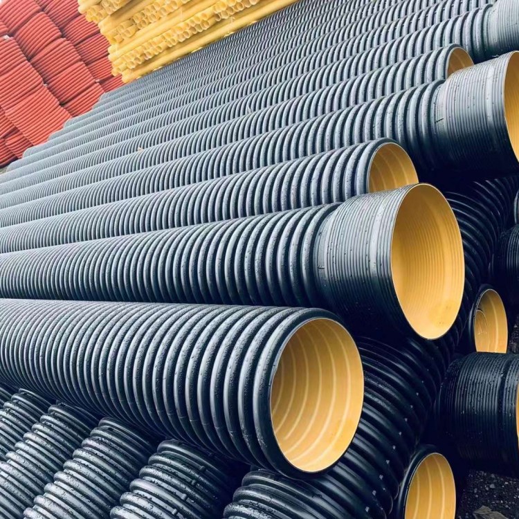 萬源宣漢波紋管 HDPE300雙壁波紋管 塑料雙壁波紋管固地環(huán)保廠家