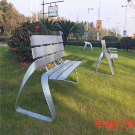 不銹鋼公園椅 成都華誠設(shè)施 造型椅子 美觀時(shí)尚