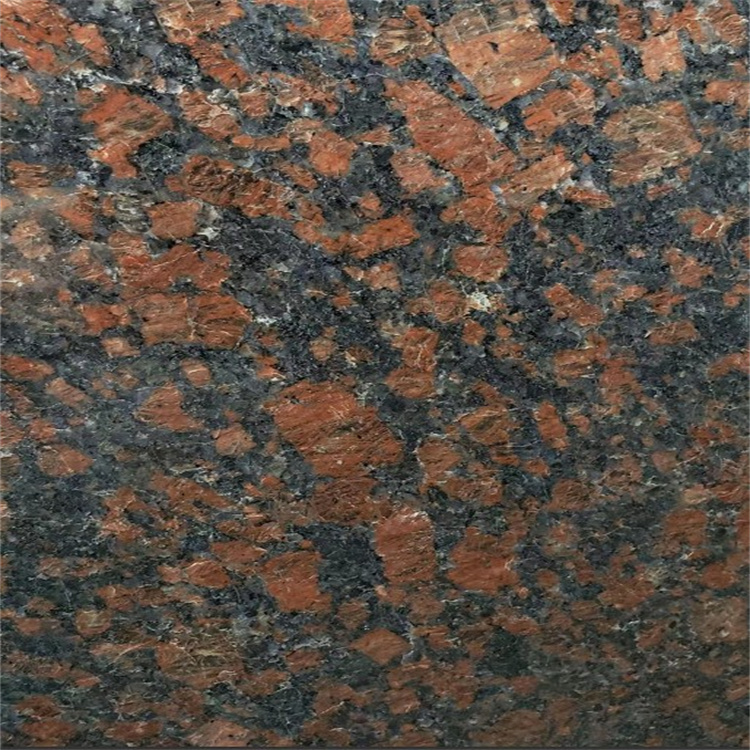 紅珍珠紅棕英國(guó)棕水頭大廠(chǎng)天然花崗巖石材外墻干掛石材 宏景建材