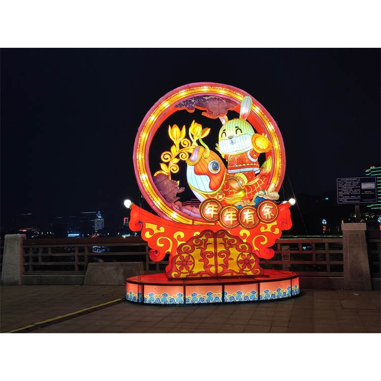 迎春花燈定制景觀彩燈夜游氛圍裝置中秋國慶燈會展覽設(shè)計(jì)公司