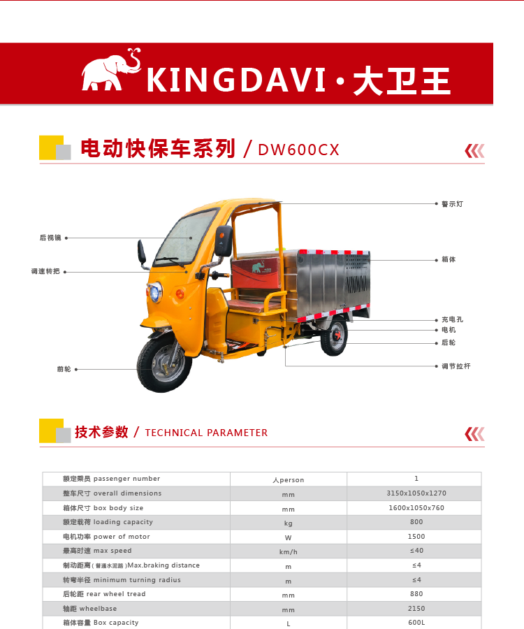 高壓沖洗車DW600CX圖片,參數