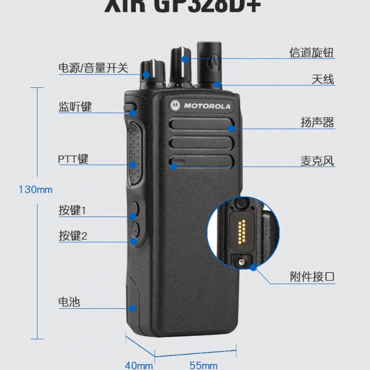 對(duì)講機(jī)批發(fā)摩托羅拉防爆對(duì)講機(jī)gp328批發(fā)店青白江專賣店 手持?jǐn)?shù)字對(duì)講機(jī)配件型號(hào)齊全