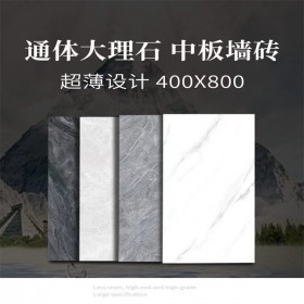 廠家直銷400*800輕奢通體中板大理石瓷磚客廳陽臺(tái)廚衛(wèi)墻磚更多花色來電咨詢