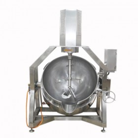 火鍋炒料機 全自動大型火鍋底料加工設備 辣椒紅油醬料炒鍋 熬火鍋料設備 行星攪拌火鍋底料炒鍋 辣椒醬炒鍋