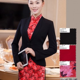 成都酒店接待迎賓旗袍工作服 中式禮儀服 酒店宴會(huì)模特迎賓工作服 高級(jí)會(huì)所領(lǐng)班模特旗袍 中餐廳飯店工作服定制廠家直銷