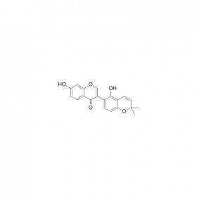 【樂美天】光甘草酮，光果甘草酮（Glabrone） | CAS No：60008-02-8  HPLC≥98%  5mg/支分析標準品