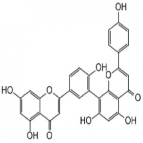 【樂美天】穗花杉雙黃酮/阿曼托黃酮  1617-53-4  HPLC≥98%  20mg/支 標(biāo)準(zhǔn)品/對照品
