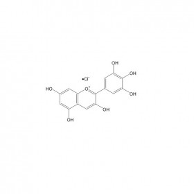 【樂(lè)美天】氯化飛燕草素 （Delphinidin chloride） | CAS No：528-53-0 HPLC≥98% 5mg/支 分析標(biāo)準(zhǔn)品對(duì)照品
