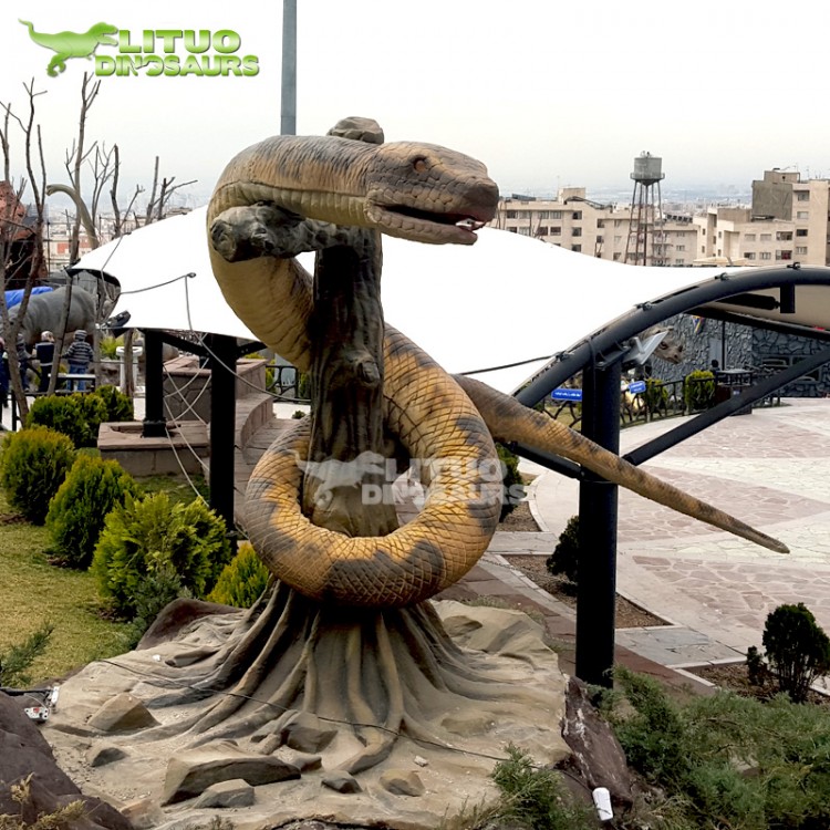 仿真動物 蛇模型 侏羅紀主題公園 主題游樂園設(shè)備廠家