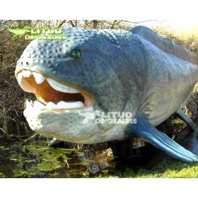 攝影道具展廳標本 高仿真 仿真魚  動物制作模型 鄧氏魚