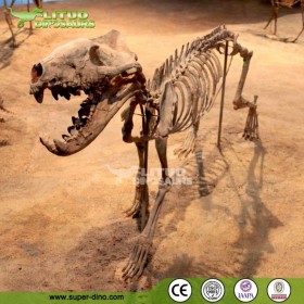 大型景區(qū)仿真洞熊骨架主題公園戶外科技博物館化石標本展覽模型