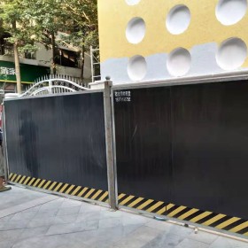 四川彩鋼圍擋廠家租賃 灰綠色彩鋼圍擋 藍色彩鋼圍擋 道路施工彩鋼圍擋出租