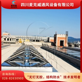 一字型電動采光排煙天窗（連體式） 一字型電動天窗價格 一字型排煙窗規(guī)范