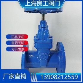 上海良工閥門(mén)Z45X-16Q軟密封暗桿彈性座封閘閥法蘭消防閥