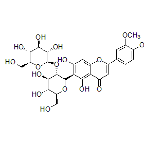 異金雀花素-2″-O-吡喃葡萄糖苷  97605-25-9