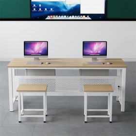 學(xué)校機房電腦桌微機室輔導(dǎo)班雙人位辦公桌網(wǎng)吧駕?？荚嚺嘤?xùn)桌