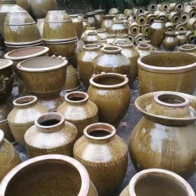 定制泡菜壇子1000斤 1500斤 陶瓷泡菜壇 密封儲(chǔ)物罐工廠(chǎng)可定制logo