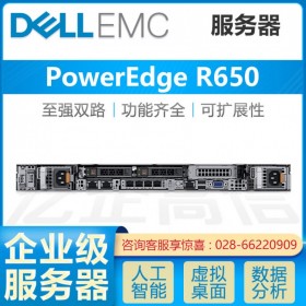 數(shù)據(jù)庫服務(wù)器！成都戴爾服務(wù)器總代理 R650 intel x86服務(wù)器