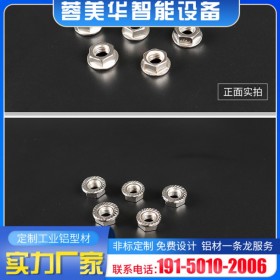 法蘭螺母 內(nèi)江鋁型材 鋁材批發(fā) 鋁型材配件 蓉美華