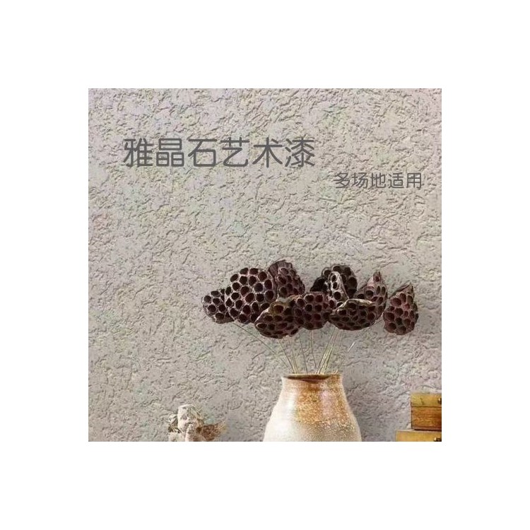 藝術(shù)涂料雅晶石灰泥質(zhì)感肌理涂料民宿工業(yè)風藝術(shù)漆墻面施工定做