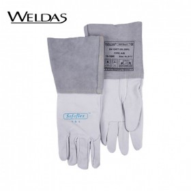 weldas/威特仕10-1005手感寶牛青皮手套 燒焊石油化工機(jī)電鑄造勞保清