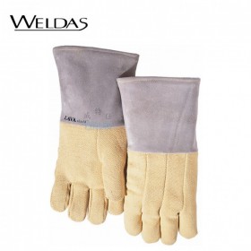 weldas/威特仕10-4911 電焊手套燒焊牛皮手套焊工手套加厚焊工防護(hù)用品