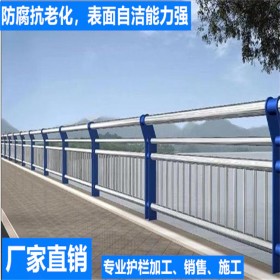 橋梁護(hù)欄廠家 市政道路護(hù)欄 河道橋梁兩側(cè)護(hù)欄 國創(chuàng)龍騰 定做安裝