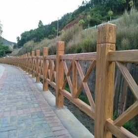 廠家直銷仿木欄桿 景觀護(hù)欄 木質(zhì)護(hù)欄定制