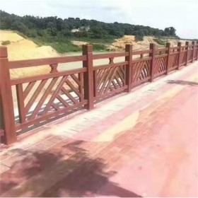 廠家供應(yīng)河道GRC仿木欄桿 棧橋用欄桿  可批發(fā)定制