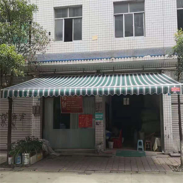 伸縮雨棚 工廠過道懸空電動雨棚定制