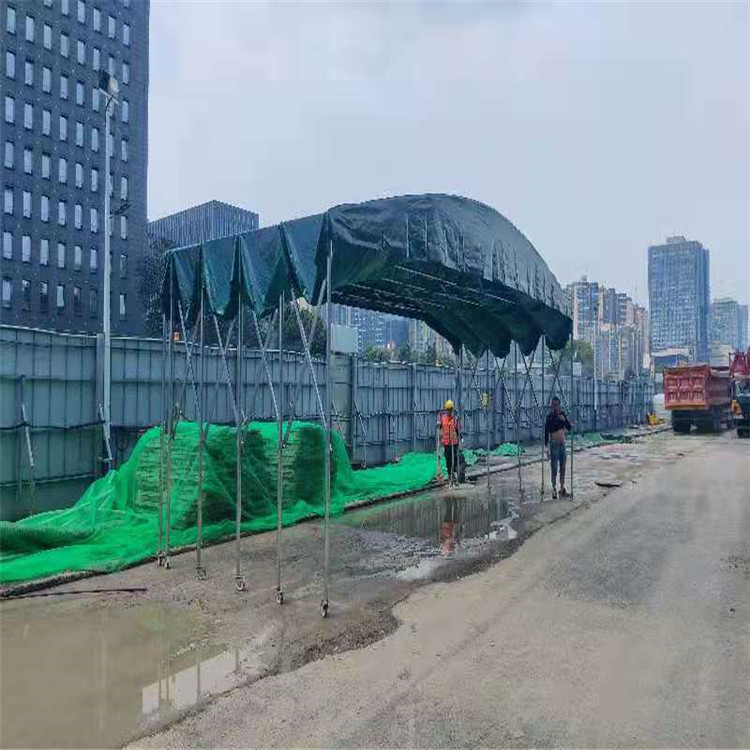 伸拉遮雨棚防雨棚 定做遮陽雨棚 簡易倉儲雨棚 專業(yè)定制雨棚
