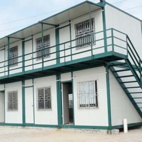 K式活動板房 工地堅固活動房 雙層臨建板房 設(shè)計安裝