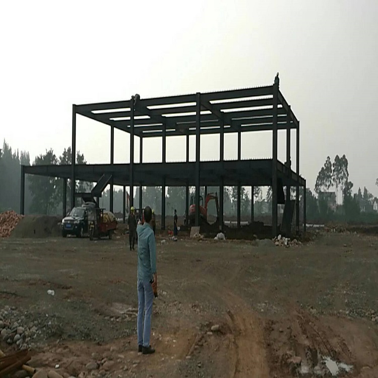 鋼結(jié)構(gòu)搭建 工廠倉庫廠房搭建施工 整體鋼性好 造型美觀  穩(wěn)固性好