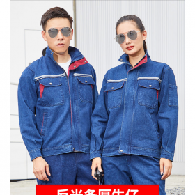 車間工作服批發(fā)，批量定制勞保工程服，電工焊工工廠汽車裝備車間工作服