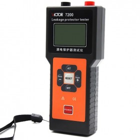 勝利儀器VC7200漏電保護(hù)器開關(guān)插頭測試儀電工維修檢測線路電流倍率檢測器漏電保護(hù)測壓