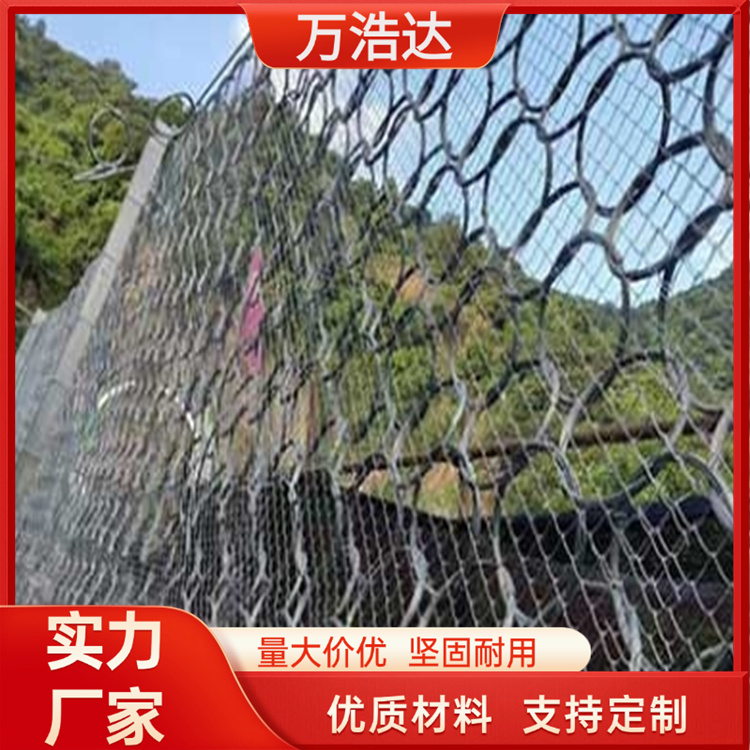 PPS環(huán)形防護網(wǎng) 熱鍍鋅處理 山體塌方治理防止落石 萬浩達