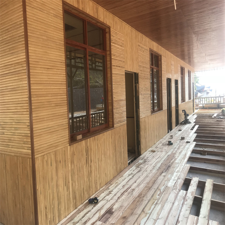 竹長廊竹建筑 竹房子 竹門樓長廊竹圍欄 免費現(xiàn)場測量