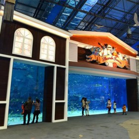 戲浪工程亞克力拼接工藝海洋館水族工程亞克力大板
