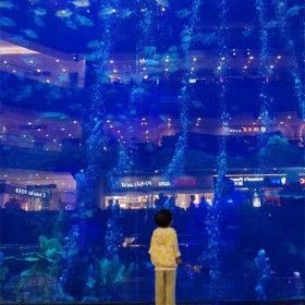 戲浪別墅泳池設(shè)計(jì) 安裝亞克力 泳池透明泳池 空中泳池按章