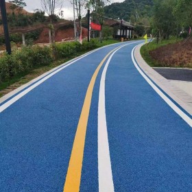 仁壽縣 綠道透水混凝土 生態(tài)透水地面 彩色透水材料 廠家批發(fā)價(jià)