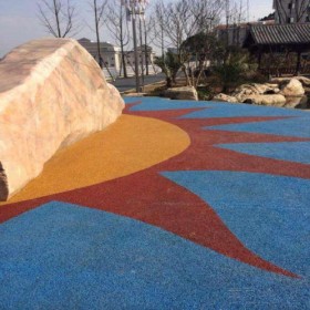 阿勒泰市 透水彩色路面 公園透水混凝土 透水地坪配比 材料廠(chǎng)家