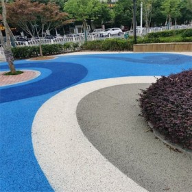 彌勒市 透水混凝土公園 彩色透水材料 透水地坪砼 廠商銷(xiāo)售