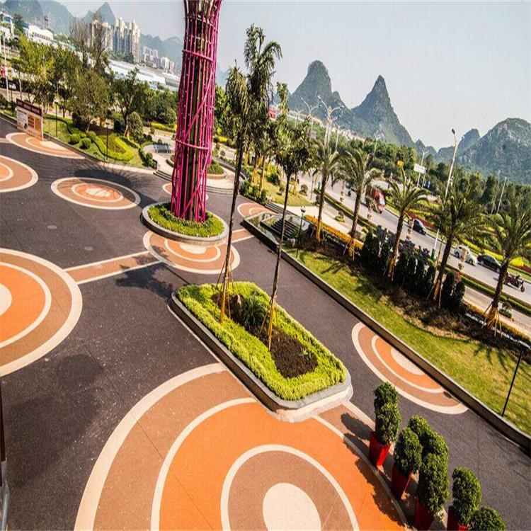 株洲市商家直供壓模地坪，壓印混凝土，彩色透水混泥土等折扣不斷