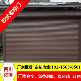 高端歐式卷簾門(mén) 別墅車庫(kù)門(mén) 四川依錦廠家高端定制 卷簾車庫(kù)門(mén)顏色可定制庫(kù)門(mén)安裝