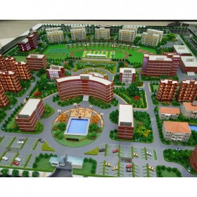 中達創(chuàng)美定制學(xué)校建筑沙盤模型四川成都廠家園區(qū)規(guī)劃模型
